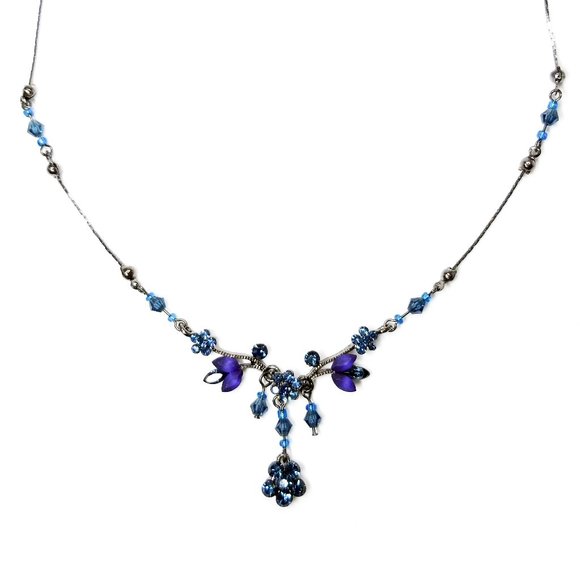 Vintage Crystal Beaded Necklace. - Picture 4 of 5